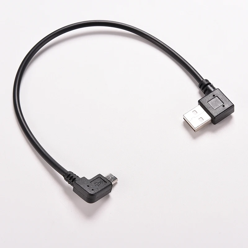 2016 Новый правый угол USB 2 0 OTG папа до 90 градусов левый микро 5 Pin Мужской кабель