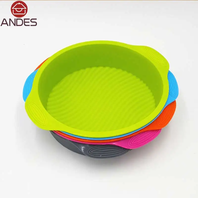 ANDES кухня большая и красивая круглая форма 3D diy силиконовая для торта жаропрочные
