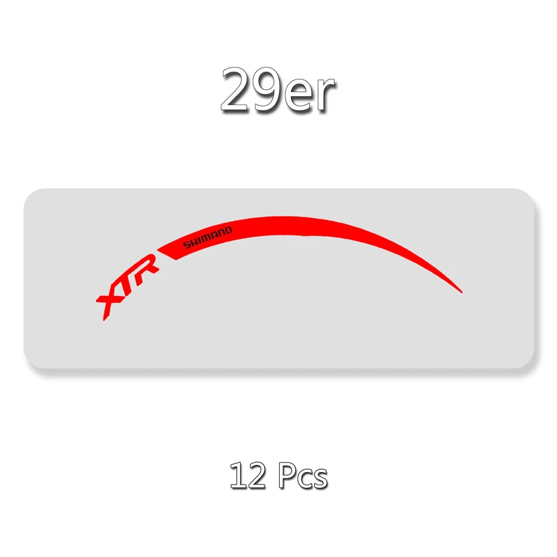 29er normal Red Наклейки/Наклейки На горный велосипед/bycicle обода колеса для MTB DH 26/27. 5/29 дюймов - Цвет: 29er normal Red