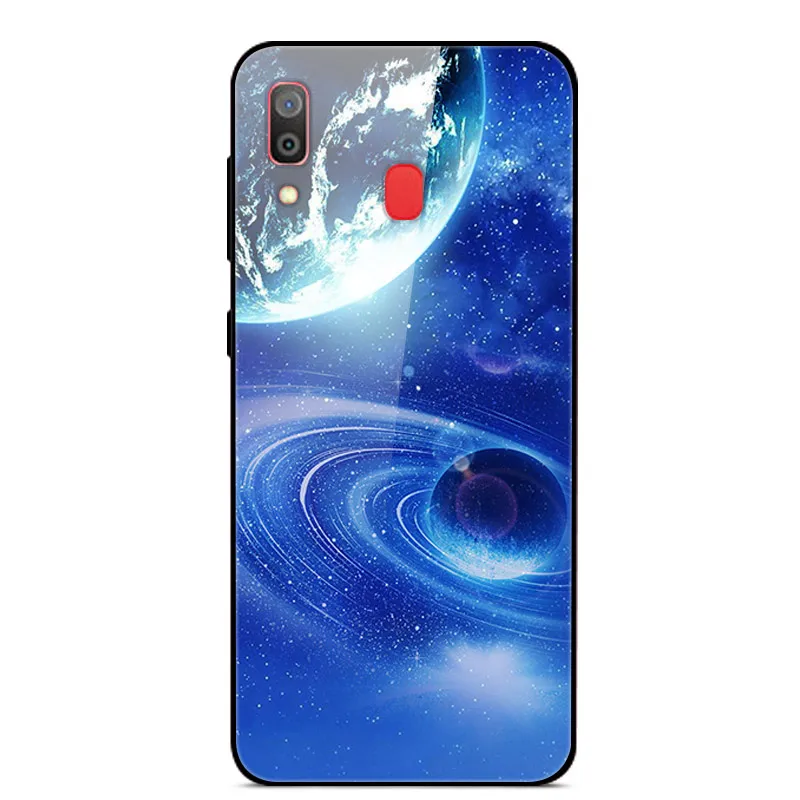 6 FOR Galaxy A30 B для samsung Galaxy A30 чехол A 30 стеклянный жесткий чехол для телефона s для samsung Galaxy A30 чехол A20 Мягкий Бампер закаленное покрытие 6,4 - Цвет: 6 FOR Galaxy A30