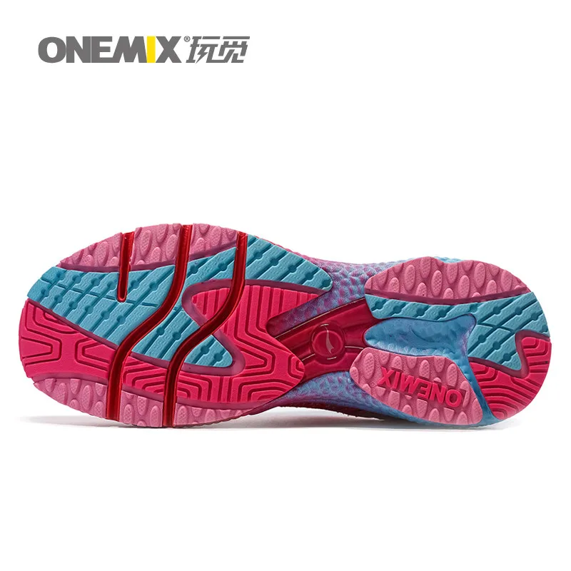 ONEMIX женская обувь для бега для женщин спортивные кроссовки красный Zapatillas теннисные Спортивные туфли уличные Прогулочные кроссовки 5,0
