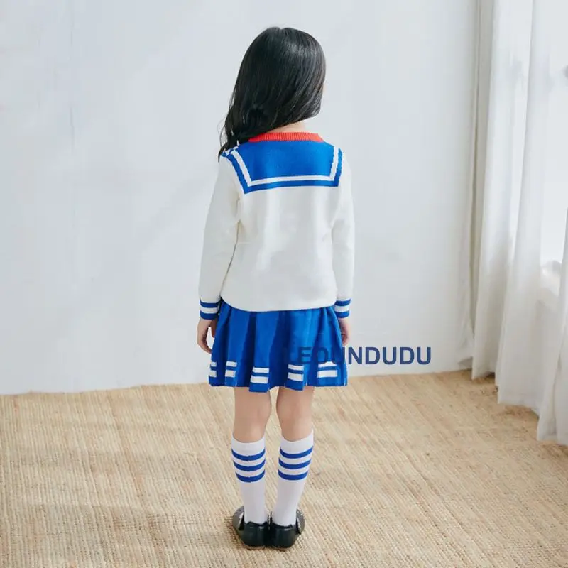 

Anime Sailor Moon Crystal Cosplay Costumes Tsukino Usagi Girls Kids Tops + Skirts Children School Uniform for Halloween Party