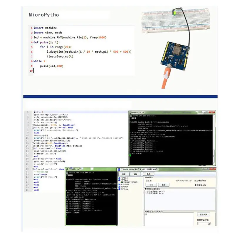 Электронная плата ESP8266 TPYBoard V202 Pyboard micropyton макетная плата для Pyboard pyton обучающий модуль процессор