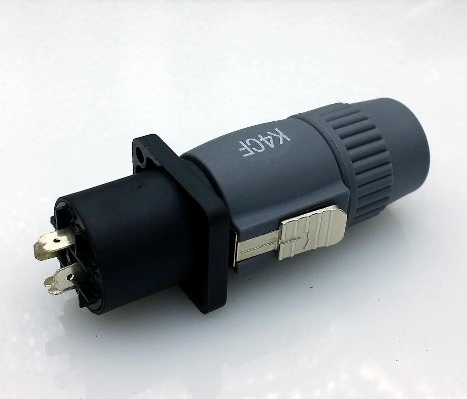 K4CF 4pin Ом разъем с замком XLR вилки и розетки 4 Пина Мужской Разъем для подключения