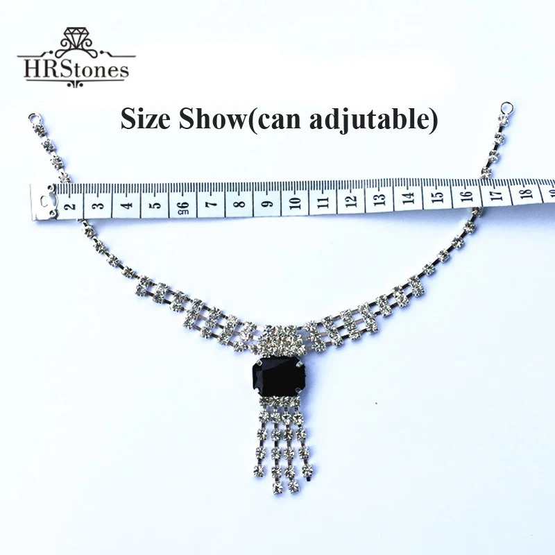 Аксессуары цепочки для ожерелья DIY воротник одежда выступлений горный хрусталь