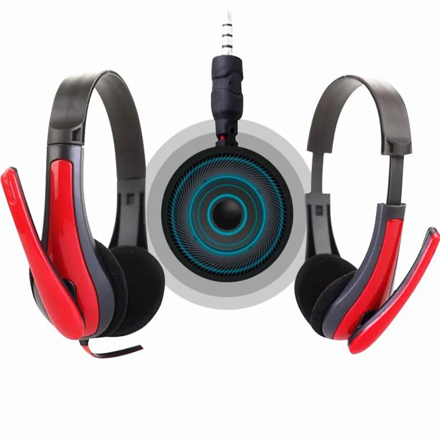 Amzdeal 3 5 мм проводные стерео бас наушники гарнитура оголовье с микрофоном|headphones