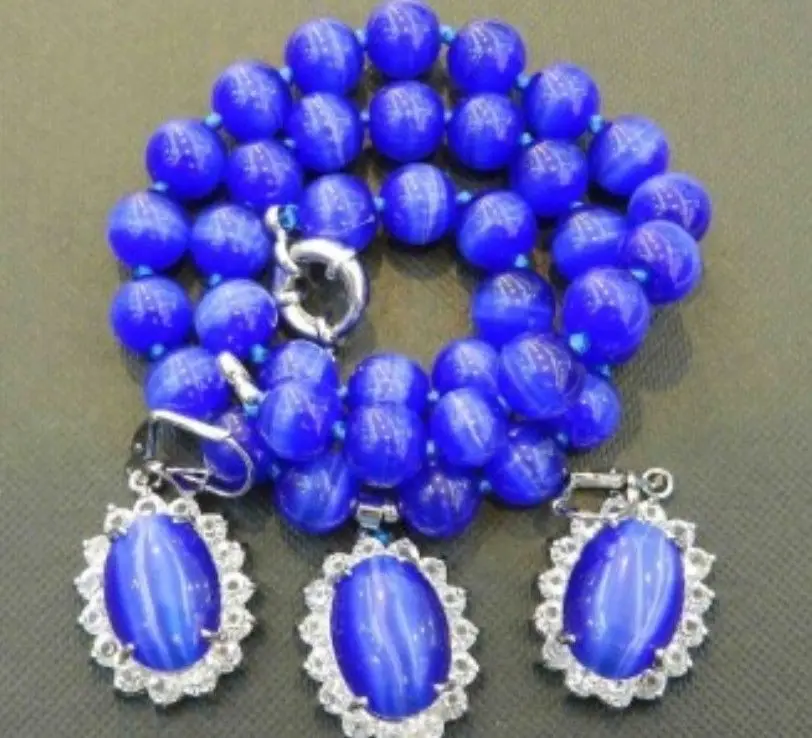 Мексиканский опал круглые бусины драгоценные камни подвеска ожерелье серьги