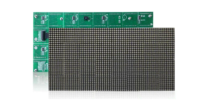 TEEHO 10 шт./упаковка F3.75/P4.75 Модуль светодиодной матрицы внутренний RG двухцветный