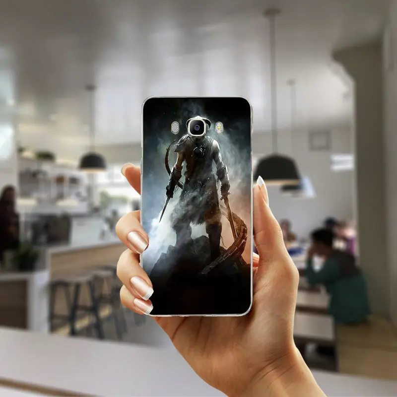 Soft TPU Phone Case Slim for Samsung Galaxy Note 2 3 4 5 8 S2 S3 S4 S5 Mini S6 S7 S8 S9 Edge Plus Hot The Elder Scrolls V Skyrim | Мобильные