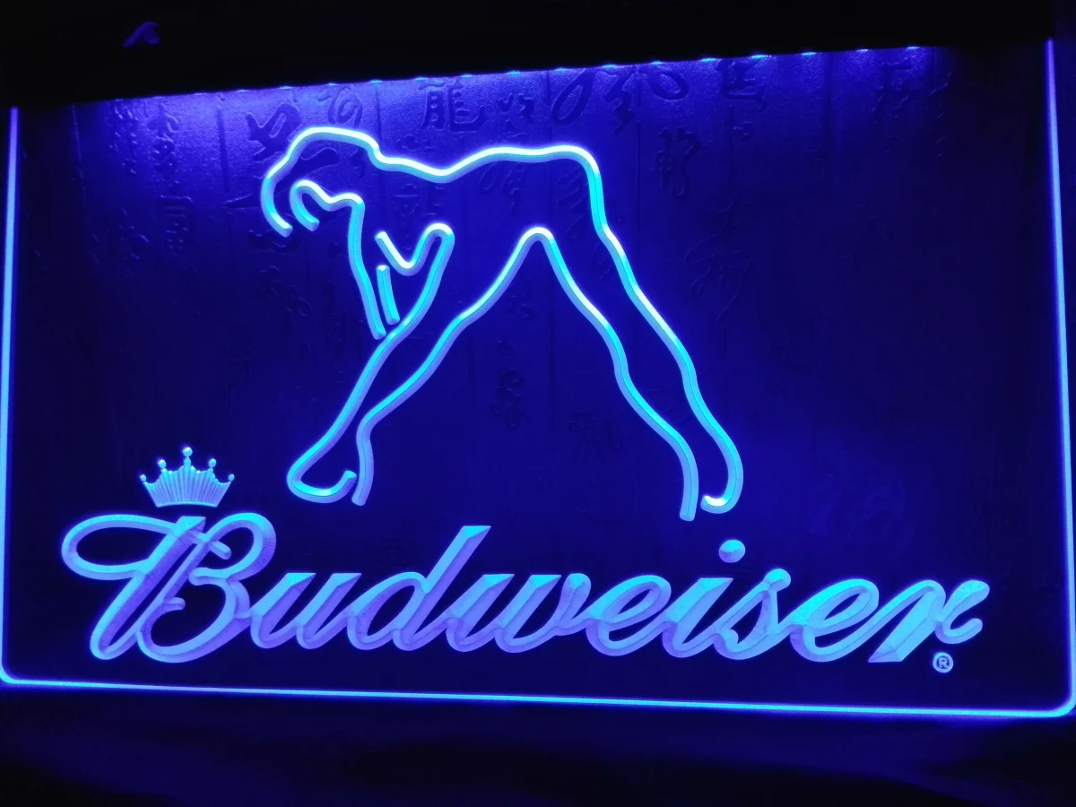 LE133- Budweiser экзотический танцор Стриппер бар световой знак домашний декор ремесла |