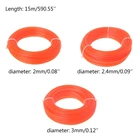 Леска для триммера, нейлоновая, 22.43 мм x 15 м