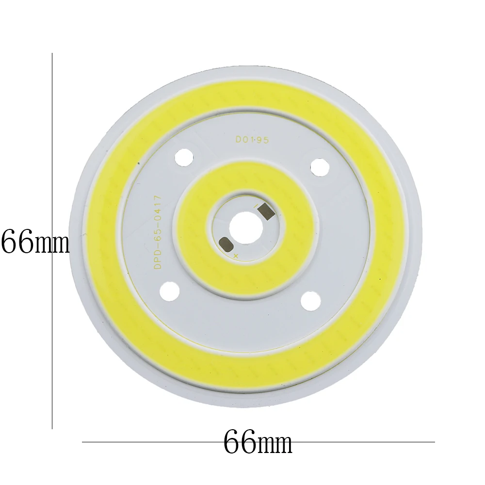 10 вт ультра яркий круглый монолитный блок светодиосветодиодный чистого белого