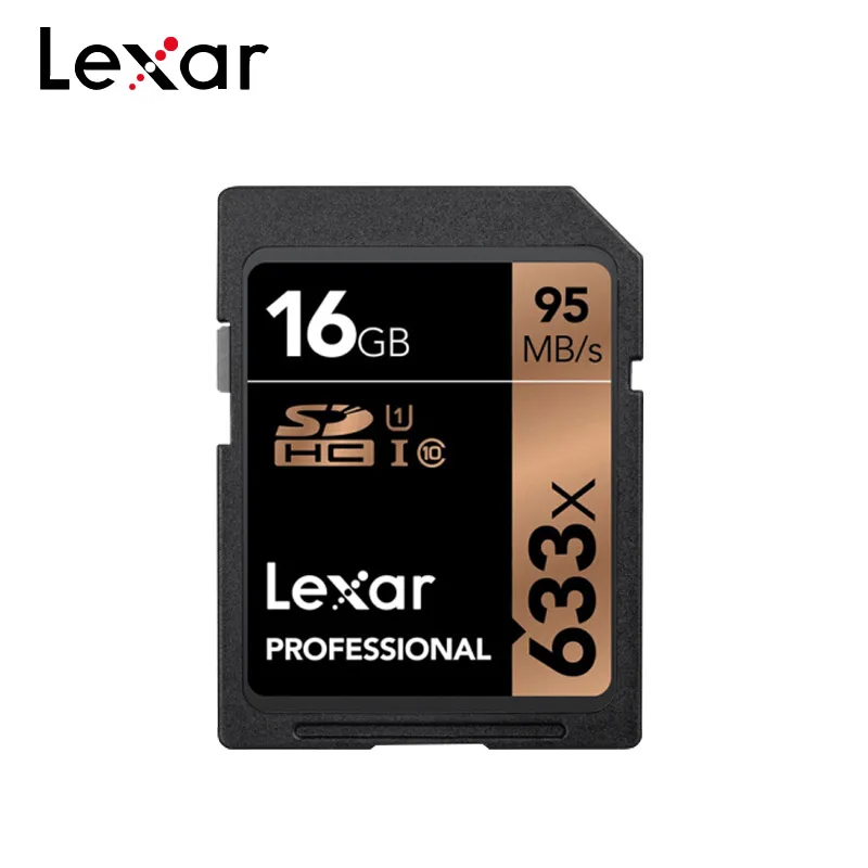 Lexar 633x SD Card 64 Гб оперативной памяти, 16 Гб встроенной памяти, класс 10 высокая Скорость 95 МБ/с. 128 ГБ оперативной памяти, 32 Гб встроенной памяти, U1 UHS-I для 1080p Full-HD 4K Камера