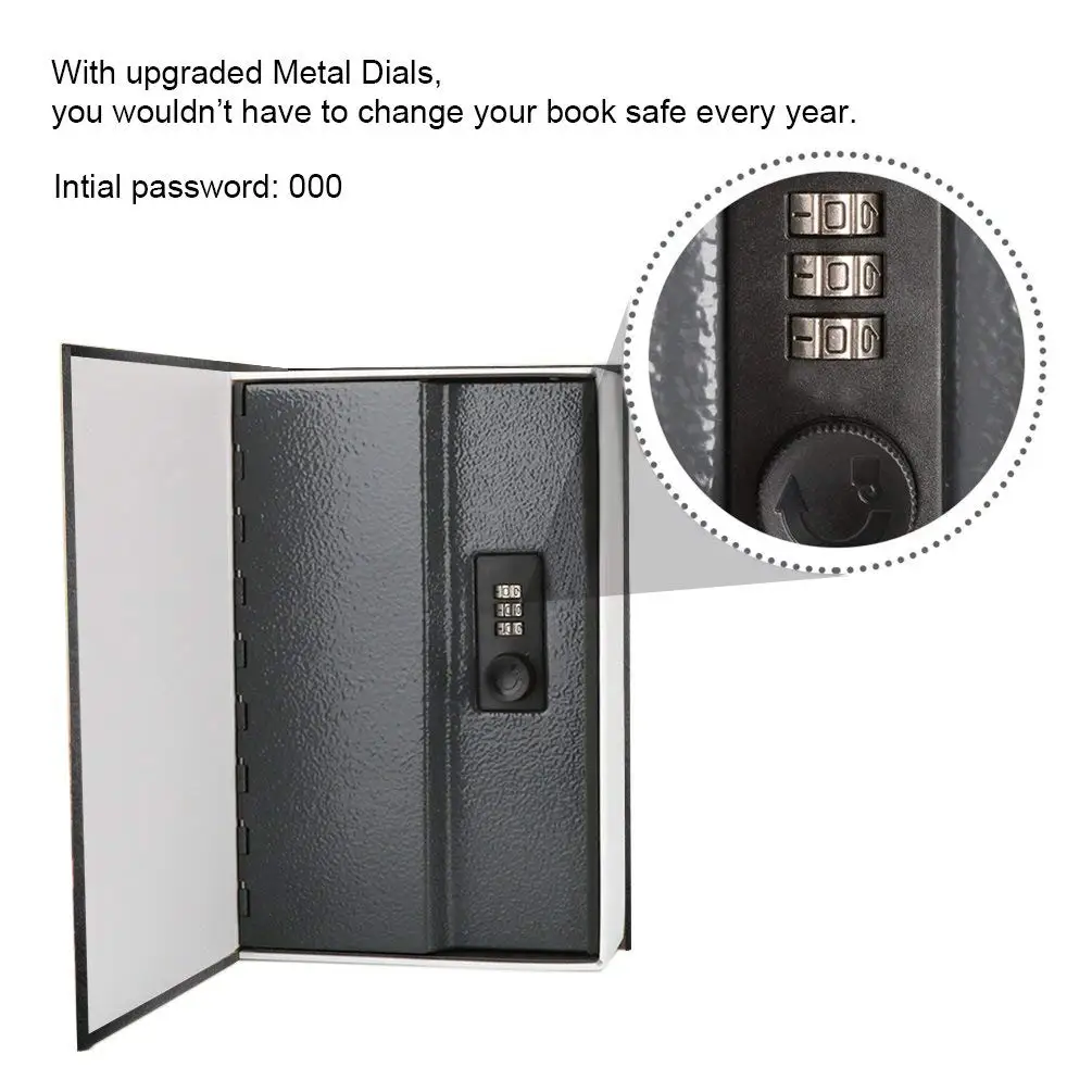 Сейф для книг с кодовым замком записная книжка безопасный портативный отлично