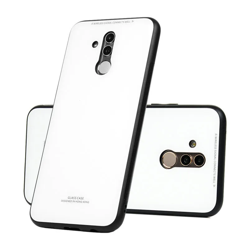 Tempered Glass Phone Case For Huawei Mate 20 Lite Hard Back Protective Cover Funda |