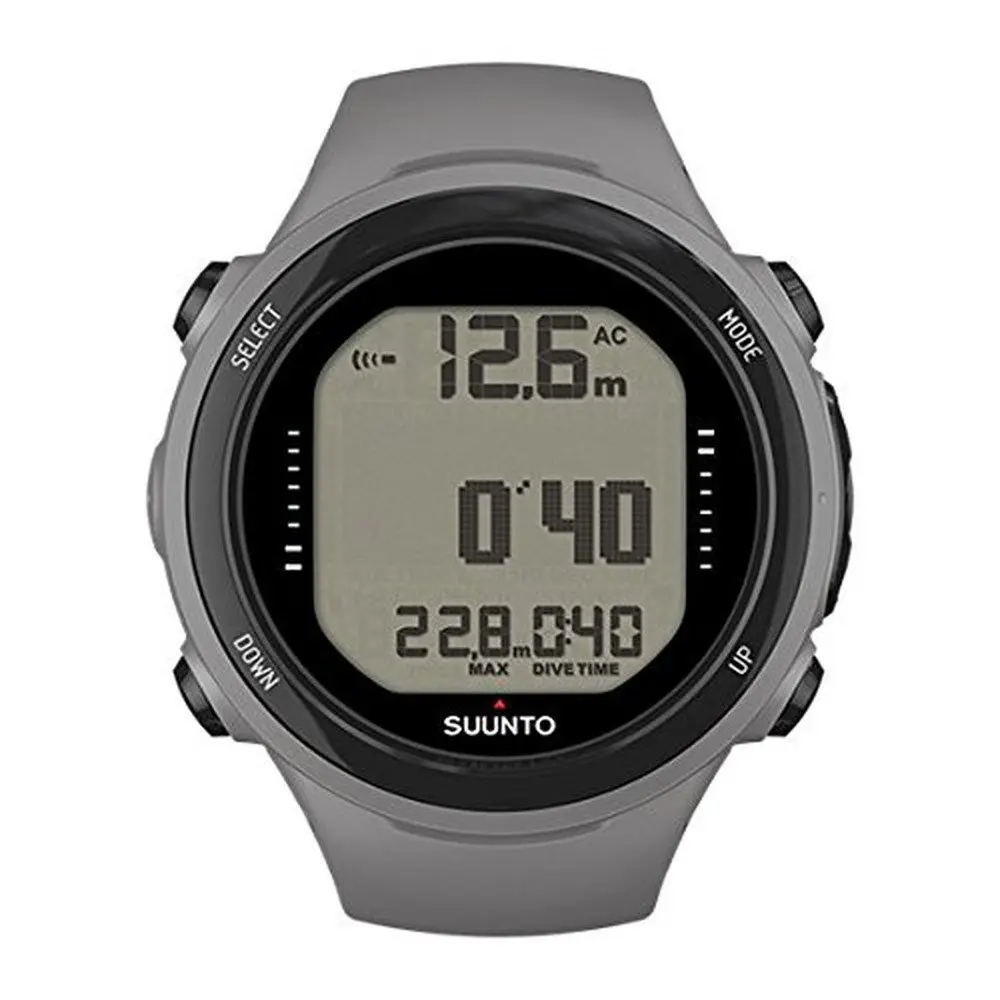 Suunto D4i Novo компьютер для подводного плавания с USB ныряющим компьютером для подводного плавания с трубкой - Цвет: Темно-серый