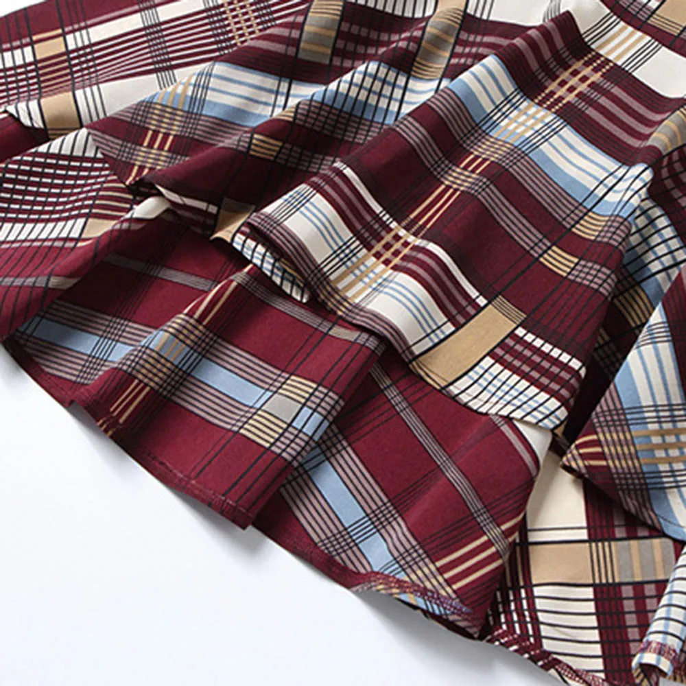 Горячая Распродажа красный летнее платье новый милый Половина рукава плюс