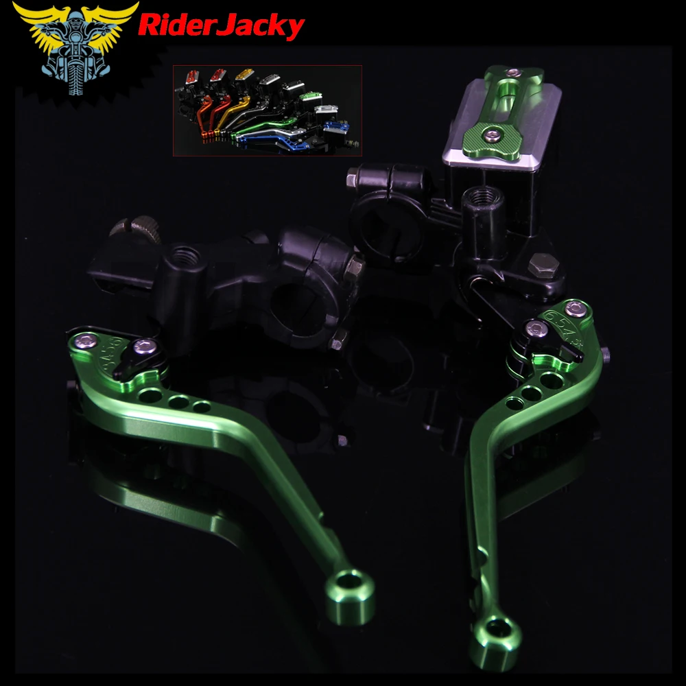 RiderJacky CNC зеленый мотоциклетный основной цилиндр резервуар Гидравлический