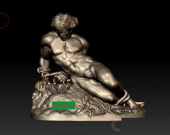 

New model 3D model for cnc or 3D printers in STL file format Bind the man