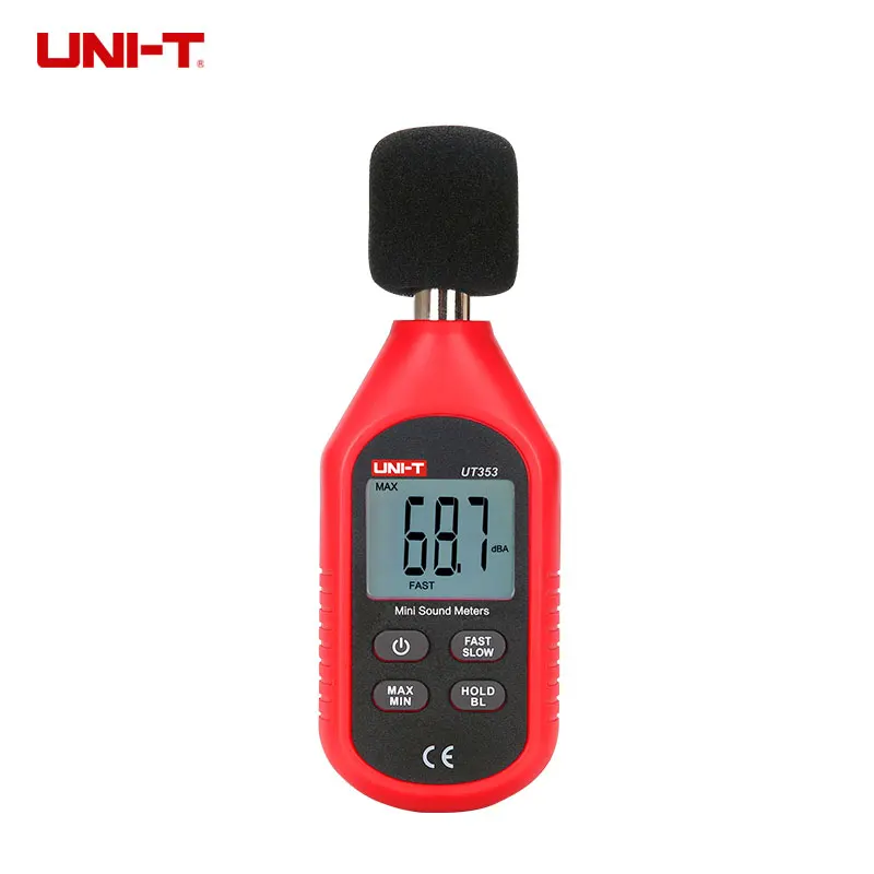 UNI T UT353 Мини цифровой звуковой рычаг м 30 ~ 130dB Шум децибел мониторинга частота