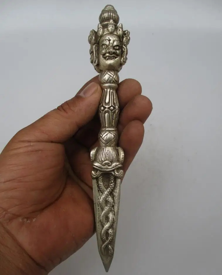 Коллекционируемая декорированная старинной ручной росписью тибетская