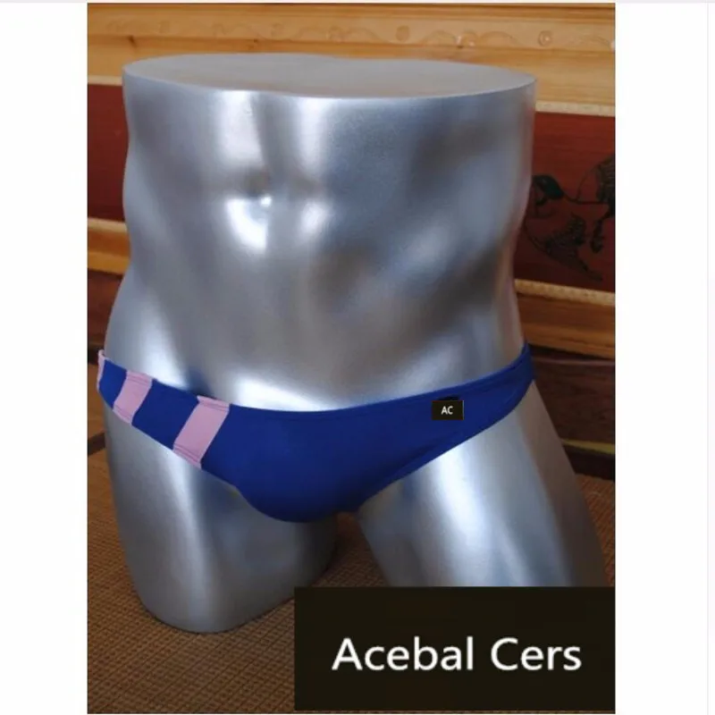 Acebal Cers TM мужское нижнее белье из нейлона контрастного цвета модное Фирменное XXL