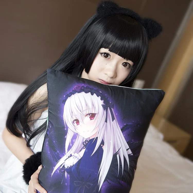 Японское аниме Rozen Maiden Suigintou Suiseiseki подушка для обнимания на спине симпатичная