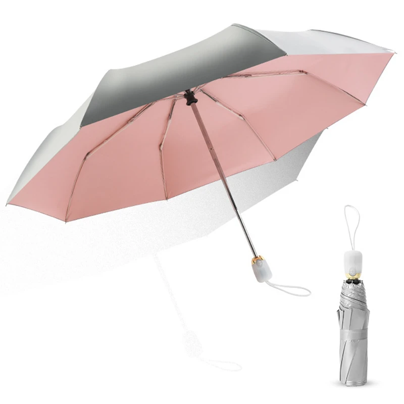 

Wind Resistant Three Folding Automatic Umbrella Rain Women Auto Luxury Big Windproof Umbrellas Men Frame Sun Anti UV Protection