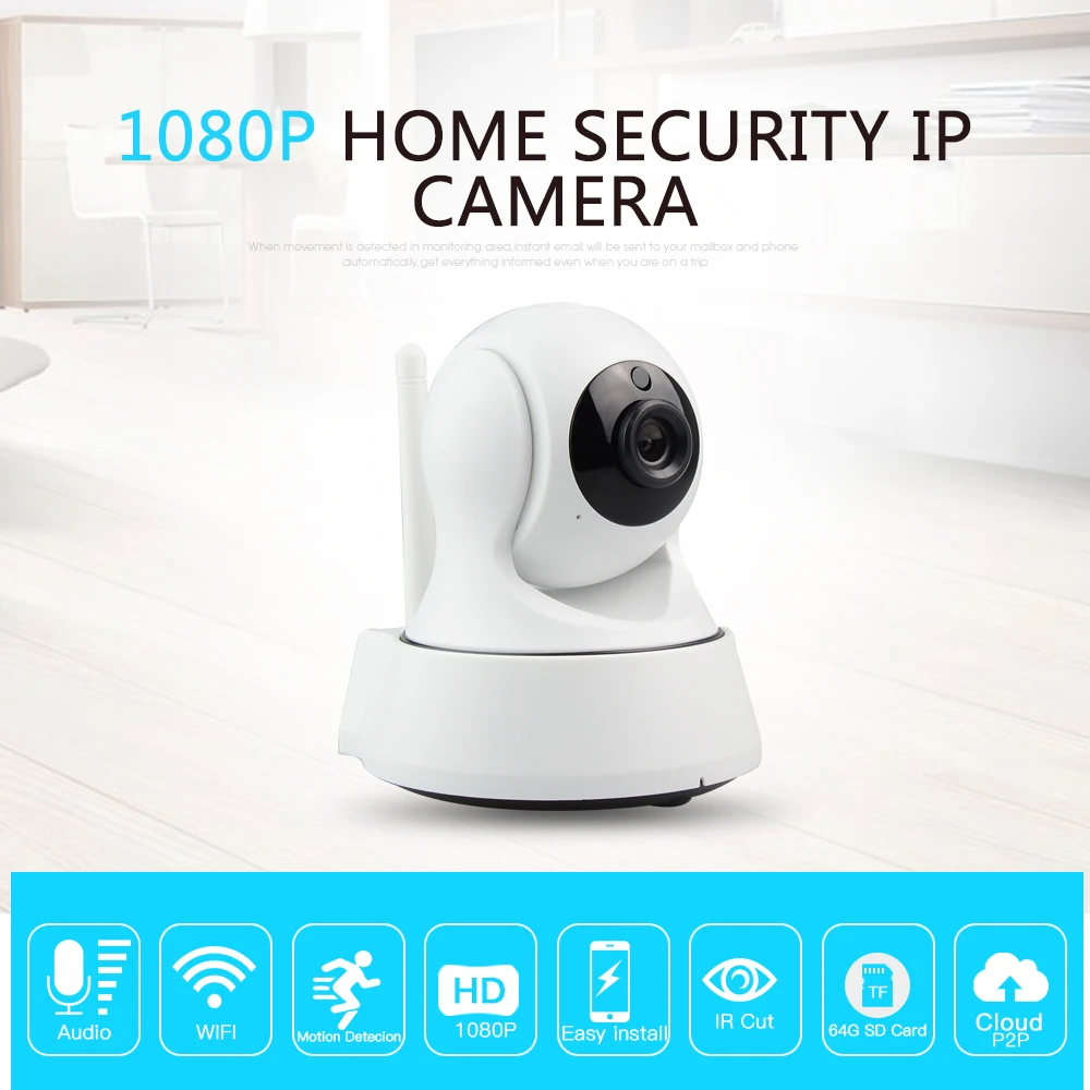 Skyevision дома безопасности IP Камера Wi Fi Беспроводной мини сети наблюдения 1080 P