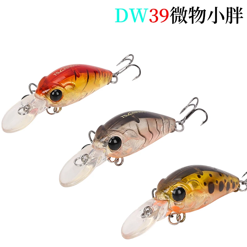 Le Fish Tsurinoya 35 мм 3 8 г DW39 кренкбейт приманка для рыбной ловли задняя звезда|Наживки