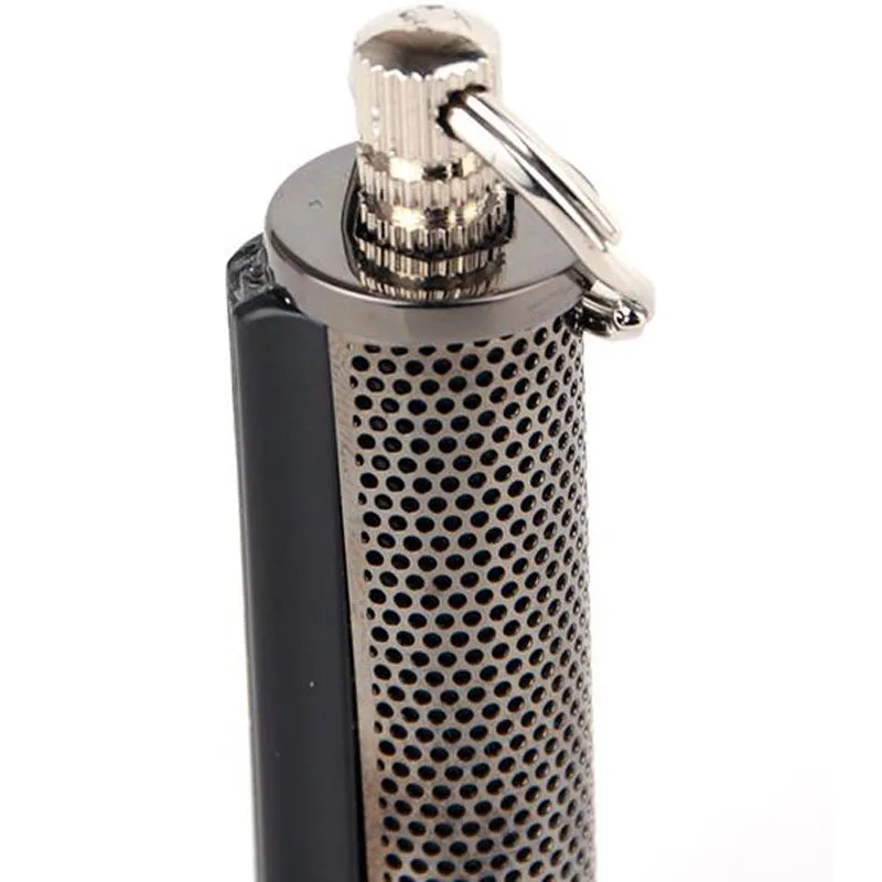 Честный Открытый выживания кемпинг Fire Starter водостойкий металлический нападающий спички Зажигалка с брелоком BCZ408-1 случайный цвет