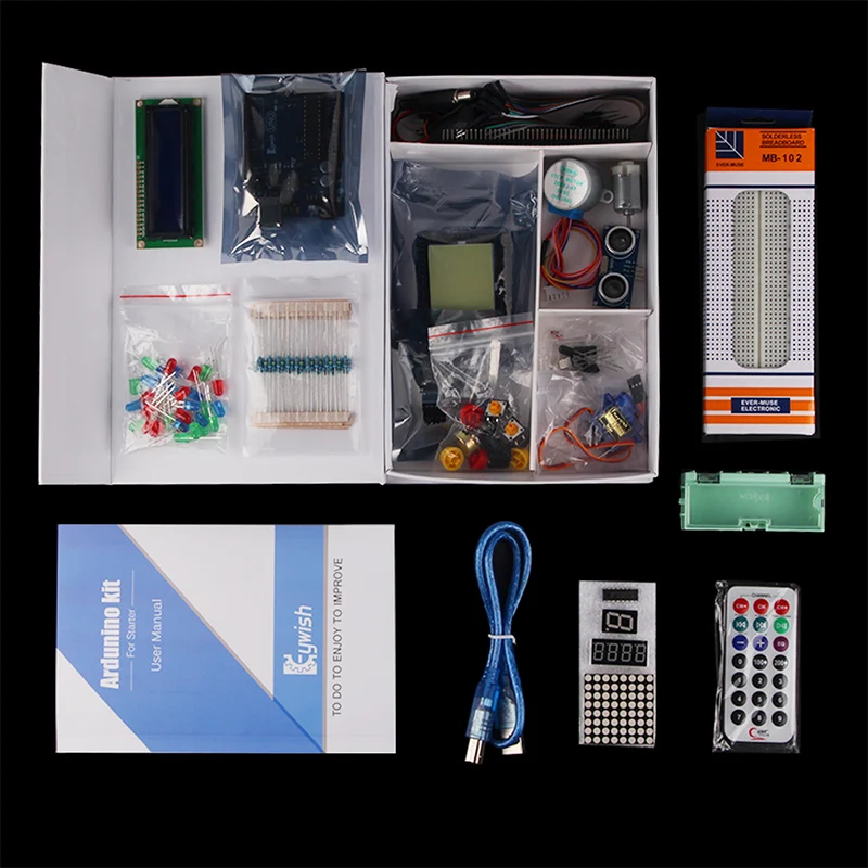 Keywish для Arduino R3 Super Starter Kit SG90 Электроника проекты начинающих с 70 страницами учебник
