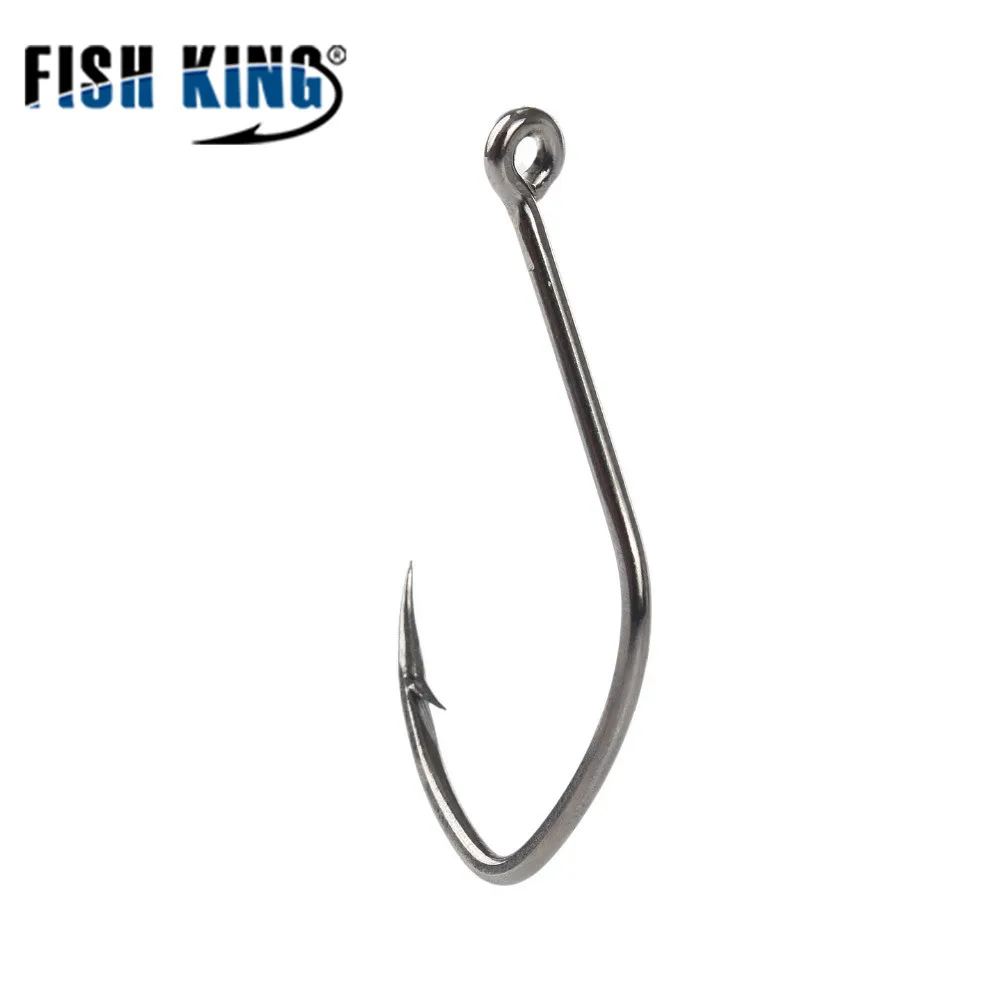 Рыбы король 5 шт крючки для сома с Вращающийся шарнир Sharp рисунком в горошек