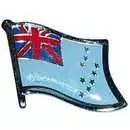 Значок с отворотом и флагом страны Тувалу + Железная латунь краски эпоксидная