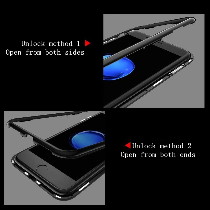 Роскошный Магнитный флип чехол для OPPO R15 Dream Mirror Edition R17 PC Border прозрачный из