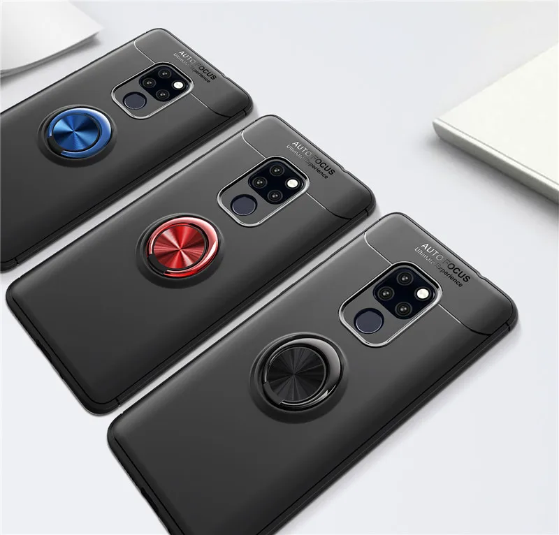 Armor Cases For Huawei Mate 20 X / Lite Case Ring Cover Nova 3 10 9 Pro P10 Plus Soft Silicone |