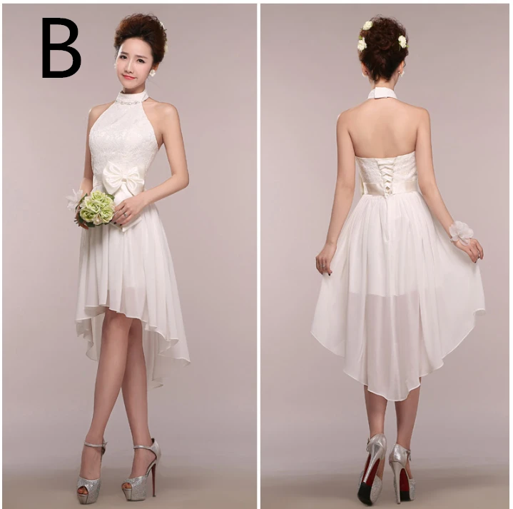 Robe soiree короткое длинное платье с открытой спиной и высоким низом цвета слоновой