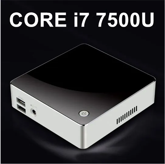 7-го поколения Intel Core i7 7500U Eglobal Kaby Lake Nuc Мини ПК Windows 10 компьютер Max 3 5 ГГц HD Graphics 620 Micro
