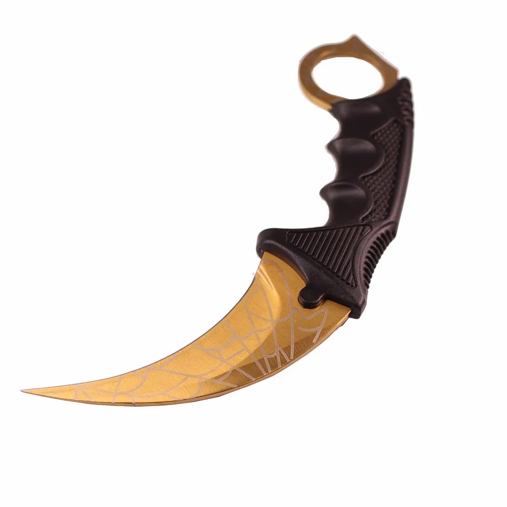 Нож Karambit CS GO counter strike survival tactical neck claw real combat fight camp hike outdoor для самозащиты|go knife|survival