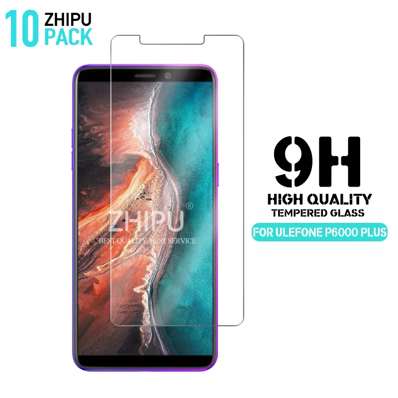 10 шт. закаленное стекло для ULEFONE P6000 PLUS протектор экрана 2.5D 9H защитная