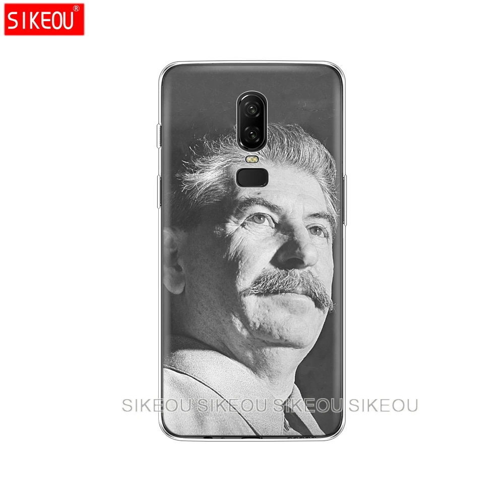 Силиконовый чехол для Oneplus one plus 6 5T 5 3 A3000 A5000 русский Сталин СССР | Мобильные