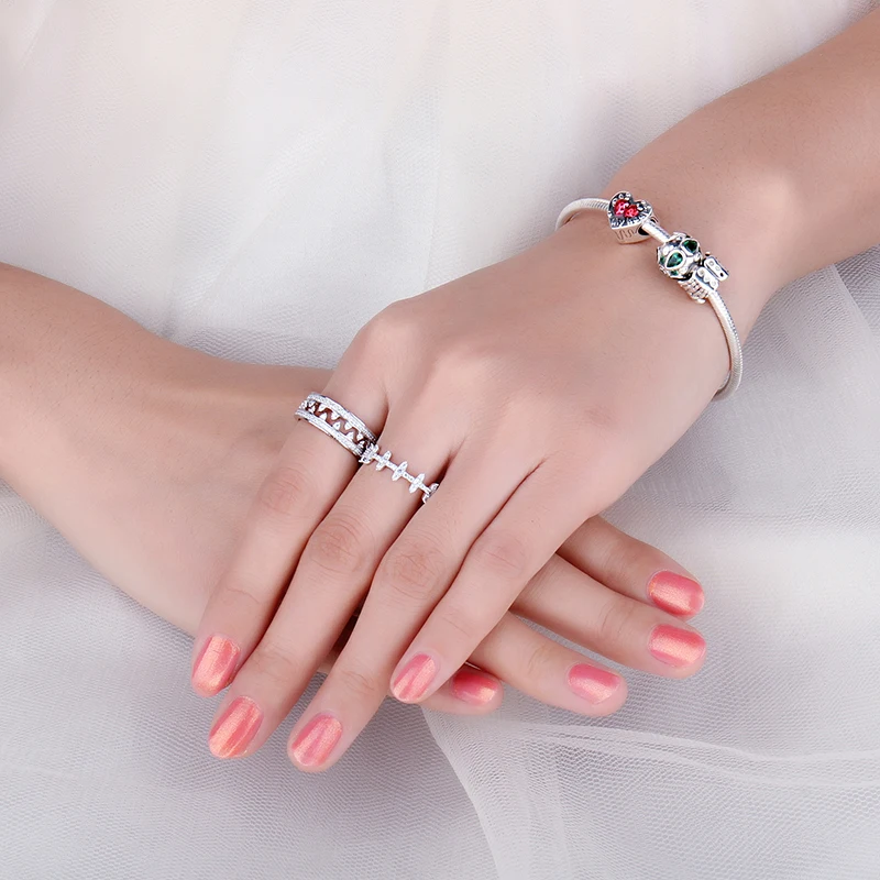 JewelryPalace 925 пробы серебро звезды ночь Принцесса Корона кубического циркония Stackable кольцо наборы для Для женщин Подарки Новинка; Лидер продаж
