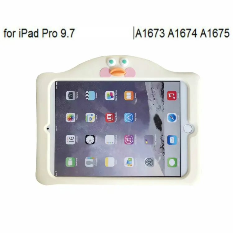 For ipad Pro 9.7 Силиконовый милый детский чехол-подставка для нового Ipad Pro 9,7 10,5 чехол для Apple Ipad 2 3 4 Air 1 2 Mini 1 2 3 4 чехол для планшета+ ручка - Цвет: For ipad Pro 9.7