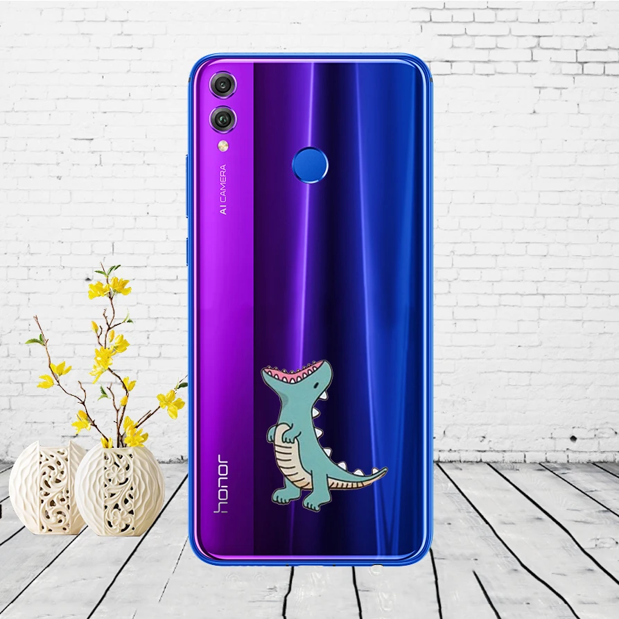 11SX силиконовый чехол для huawei honor 8x чехол 6,5 дюймов Мягкий ТПУ задняя крышка для huawei honor 8x защитный чехол для телефона Coque живопись - Цвет: 2