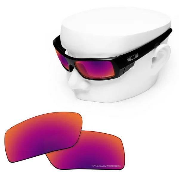 Purple Red Mirror OOWLIT Анти-Царапины Сменные линзы для-солнцезащитные очки Oakley Gascan травления поляризованных солнцезащитных очков - Цвет линз: Purple Red Mirror