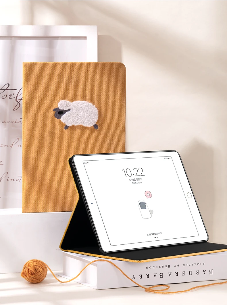 Желтая овечка умный чехол для iPad Pro 9 7 11 10 5 Air Air2 Mini 2 3 4 планшета мягкий ТПУ задняя