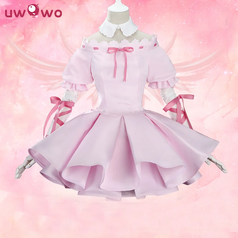 UWOWO Shugo Chara косплей костюм Ангел розовое платье униформа девочка для Хэллоуина