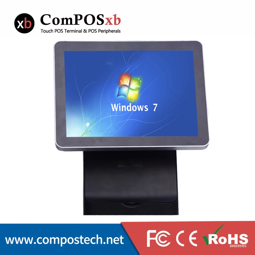 Cheap POS System Windows 15 inch TFT LCD Retail Shop Cashier Pos Build-in 80mm Thermal Printer | Компьютеры и офис
