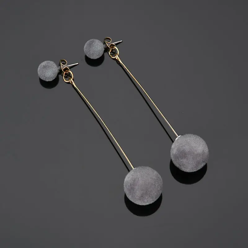 Уличный стиль модный роскошный красочный сексуальный плюшевый мячик подвеска