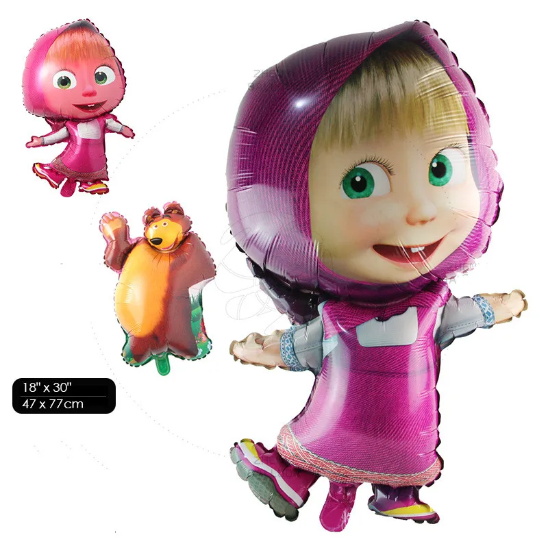 Трехмерный медведь мультфильм форма Алюминиевая Пленка воздушный шар детский